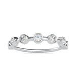 Load image into Gallery viewer, 4-Pointer Platinum Diamond Engagement Ring JL PT 0620   Jewelove.US

