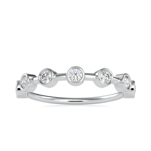 4-Pointer Platinum Diamond Engagement Ring JL PT 0620   Jewelove.US