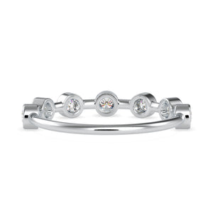 4-Pointer Platinum Diamond Engagement Ring JL PT 0620