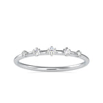 Load image into Gallery viewer, 5 Diamond Platinum Engagement Ring JL PT 0622   Jewelove.US
