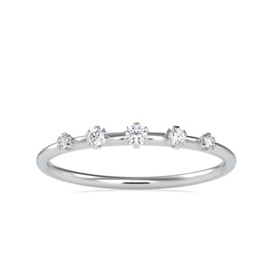 5 Diamond Platinum Engagement Ring JL PT 0622   Jewelove.US