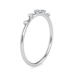 Load image into Gallery viewer, 5 Diamond Platinum Engagement Ring JL PT 0622
