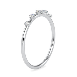 5 Diamond Platinum Engagement Ring JL PT 0622   Jewelove.US