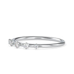 Load image into Gallery viewer, 5 Diamond Platinum Engagement Ring JL PT 0622   Jewelove.US
