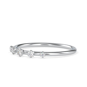 5 Diamond Platinum Engagement Ring JL PT 0622