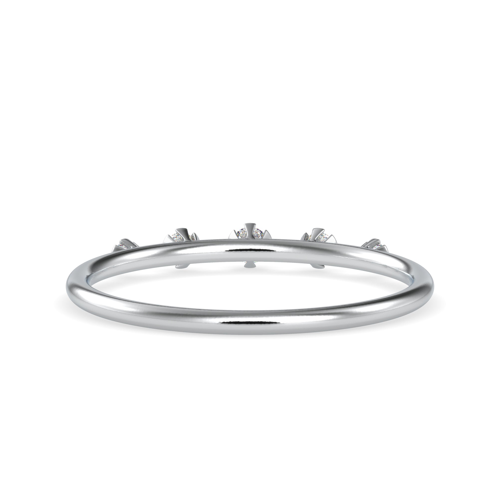 5 Diamond Platinum Engagement Ring JL PT 0622
