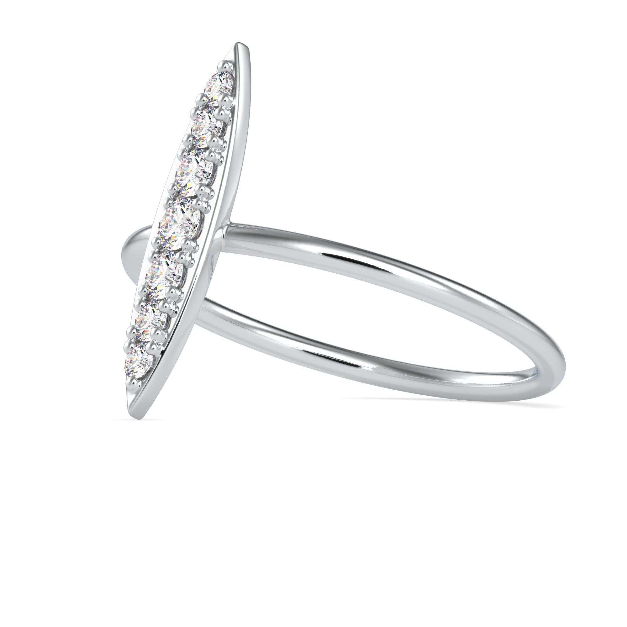 Designer Platinum Diamond Engagement Ring JL PT 0625