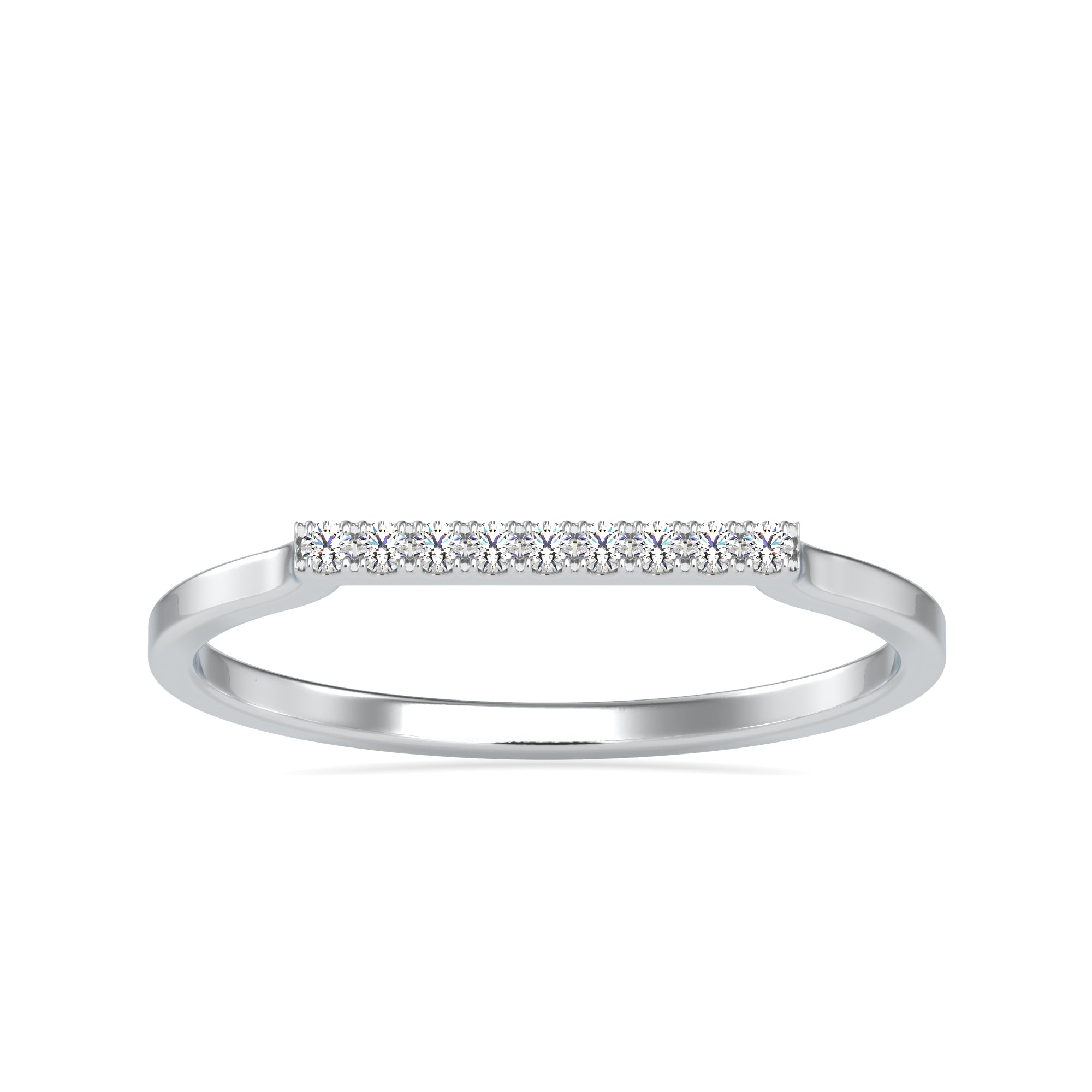 Platinum Diamond Engagement Ring JL PT 0629