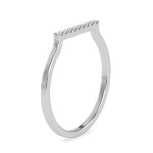 Platinum Diamond Engagement Ring JL PT 0629