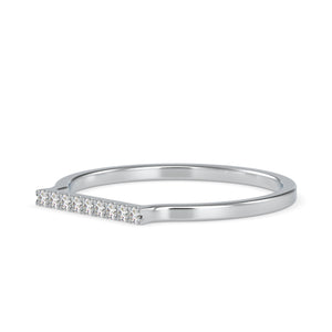 Platinum Diamond Engagement Ring JL PT 0629