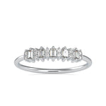Load image into Gallery viewer, Designer Baguette Platinum Diamond Engagement Ring JL PT 0630
