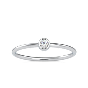 Platinum Diamond Engagement Ring JL PT 0634