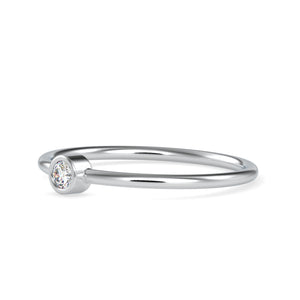 Platinum Diamond Engagement Ring JL PT 0634