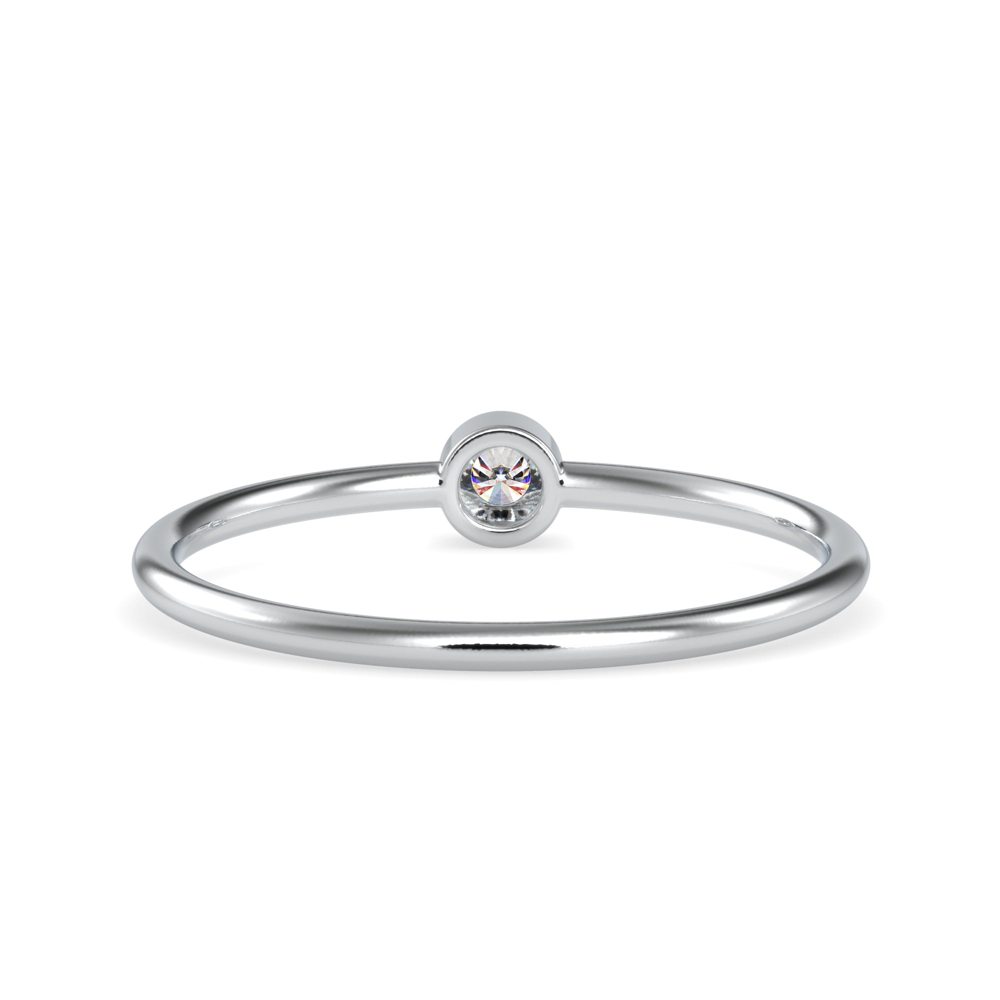 Platinum Diamond Engagement Ring JL PT 0634