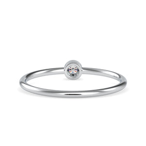 Platinum Diamond Engagement Ring JL PT 0634