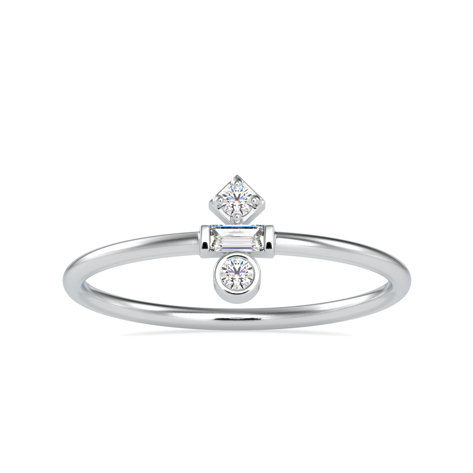 Platinum Diamond Halo Solitaire Engagement Ring JL PT 0635