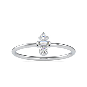 Platinum Diamond Halo Solitaire Engagement Ring JL PT 0635
