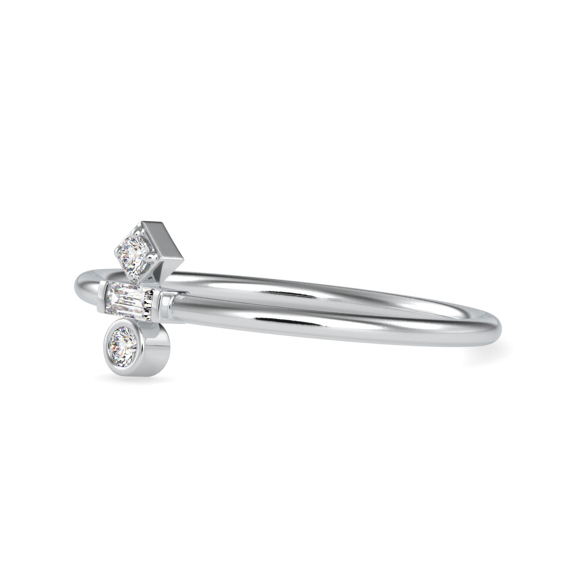 Platinum Diamond Halo Solitaire Engagement Ring JL PT 0635