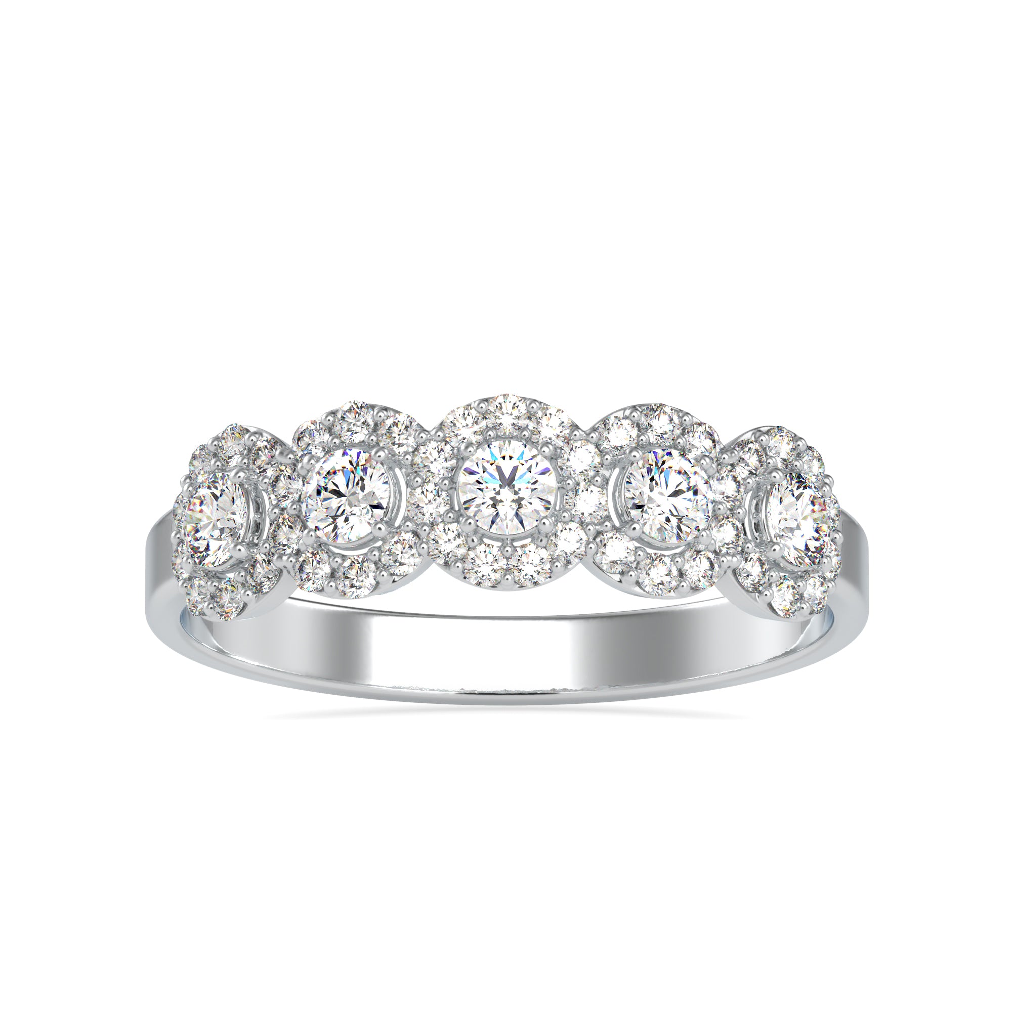 Designer Platinum Diamond Engagement Ring JL PT 0637