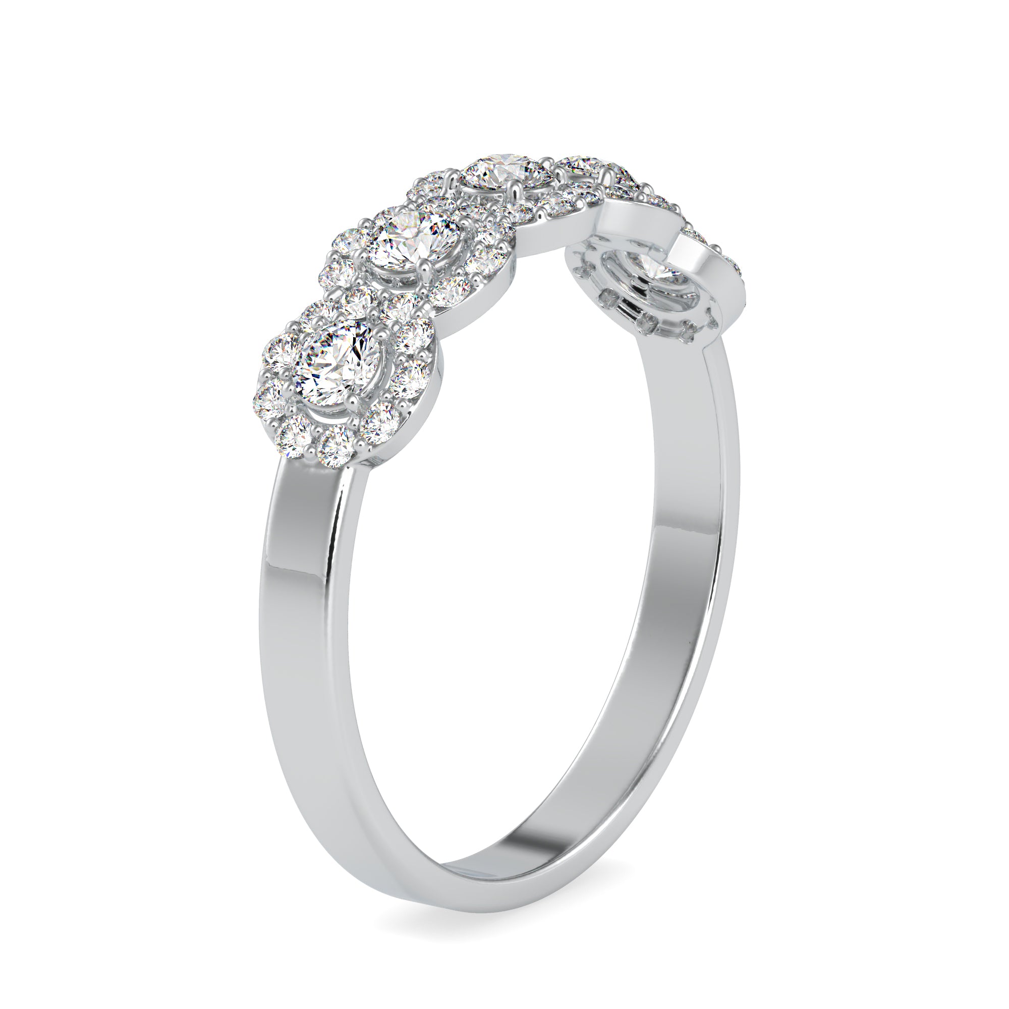 Designer Platinum Diamond Engagement Ring JL PT 0637