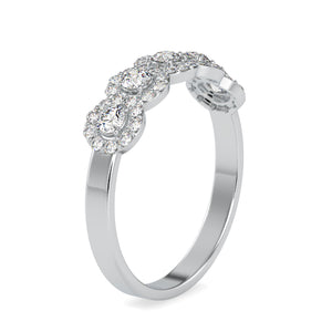 Designer Platinum Diamond Engagement Ring JL PT 0637