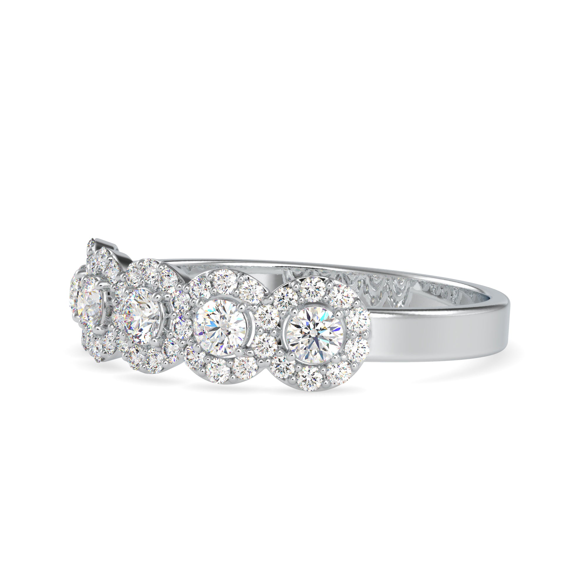 Designer Platinum Diamond Engagement Ring JL PT 0637