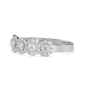 Designer Platinum Diamond Engagement Ring JL PT 0637