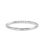 Load image into Gallery viewer, 5 Diamond Platinum Ring for Women JL PT 0640
