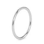 Load image into Gallery viewer, 5 Diamond Platinum Ring for Women JL PT 0640
