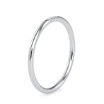 Load image into Gallery viewer, 3 Diamond Platinum Ring for Women JL PT 0641
