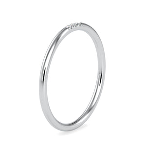3 Diamond Platinum Ring for Women JL PT 0641   Jewelove.US