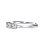 Load image into Gallery viewer, 3 Oval Cut Diamond Platinum Engagement Ring JL PT 0646   Jewelove.US
