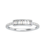 Load image into Gallery viewer, Designer Baguette Diamond Platinum Engagement Ring JL PT 0647   Jewelove.US
