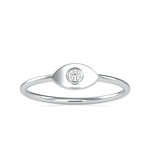 Load image into Gallery viewer, Single Diamond Platinum Ring for Women JL PT 0649   Jewelove.US
