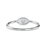 Load image into Gallery viewer, Single Diamond Platinum Ring for Women JL PT 0649
