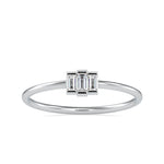 Load image into Gallery viewer, Platinum Baguette Diamond Engagement Ring JL PT 0652   Jewelove.US
