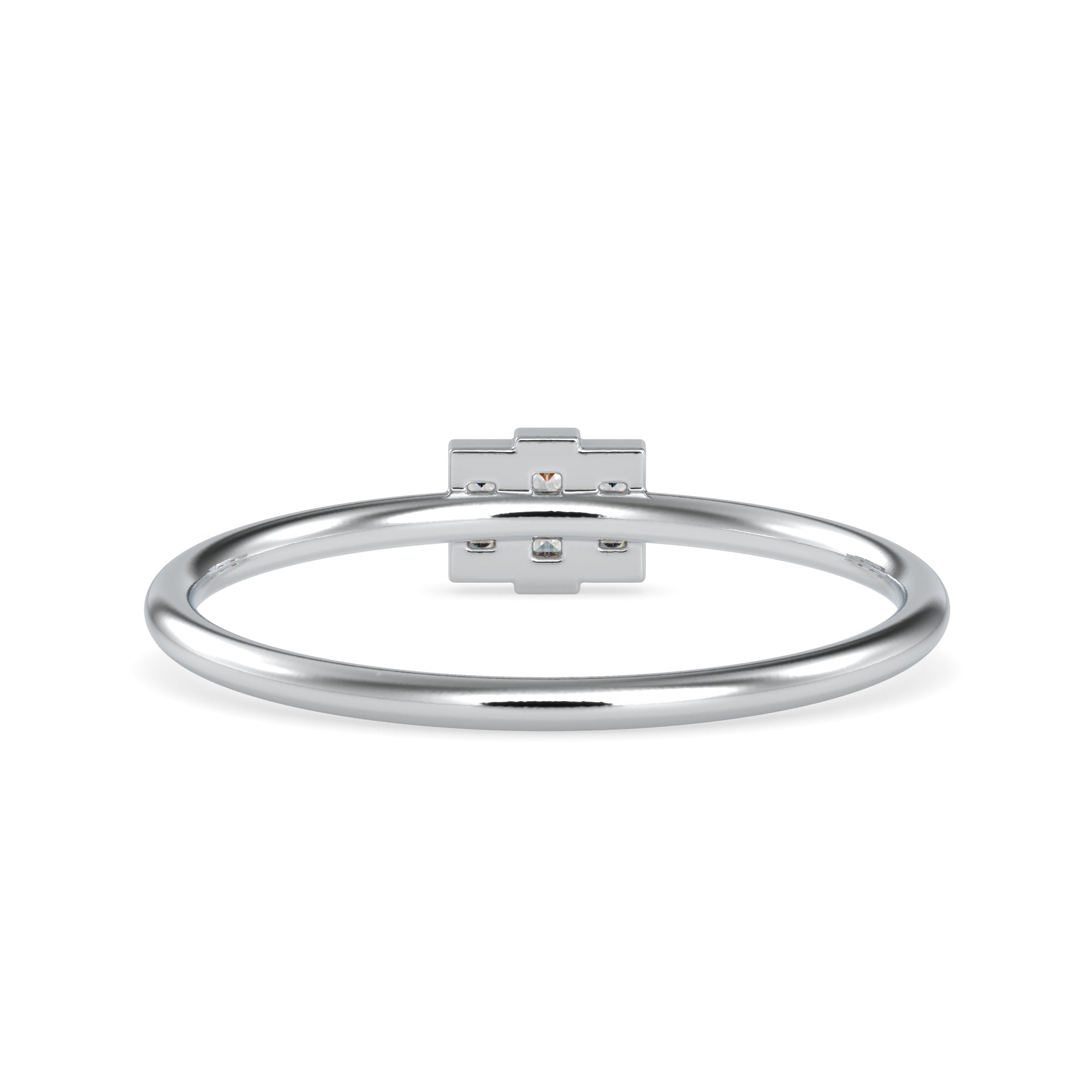 Platinum Baguette Diamond Engagement Ring JL PT 0652   Jewelove.US