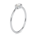 Load image into Gallery viewer, 0.20cts. Baguette Diamond Platinum Solitaire Engagement Ring JL PT 0656   Jewelove.US
