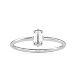 Load image into Gallery viewer, 0.20cts. Baguette Diamond Solitaire Platinum Engagement Ring JL PT 0657   Jewelove.US
