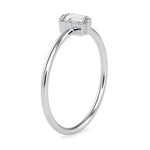 Load image into Gallery viewer, 0.20cts. Baguette Diamond Solitaire Platinum Engagement Ring JL PT 0657   Jewelove.US
