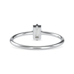 Load image into Gallery viewer, 0.20cts. Baguette Diamond Solitaire Platinum Engagement Ring JL PT 0657   Jewelove.US
