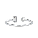 Load image into Gallery viewer, Platinum Baguette Diamond Engagement Ring JL PT 0664
