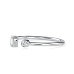 Load image into Gallery viewer, Platinum Baguette Diamond Engagement Ring JL PT 0664

