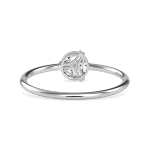 3 Marquise Cut Diamond Platinum Engagement Ring JL PT 0668