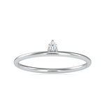 Load image into Gallery viewer, Single Diamond Platinum Engagement Ring JL PT 0669
