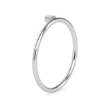 Load image into Gallery viewer, Single Diamond Platinum Engagement Ring JL PT 0669

