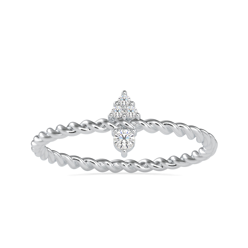 Platinum Diamond Engagement Ring JL PT 0671   Jewelove.US