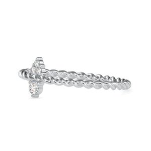 Platinum Diamond Engagement Ring JL PT 0671