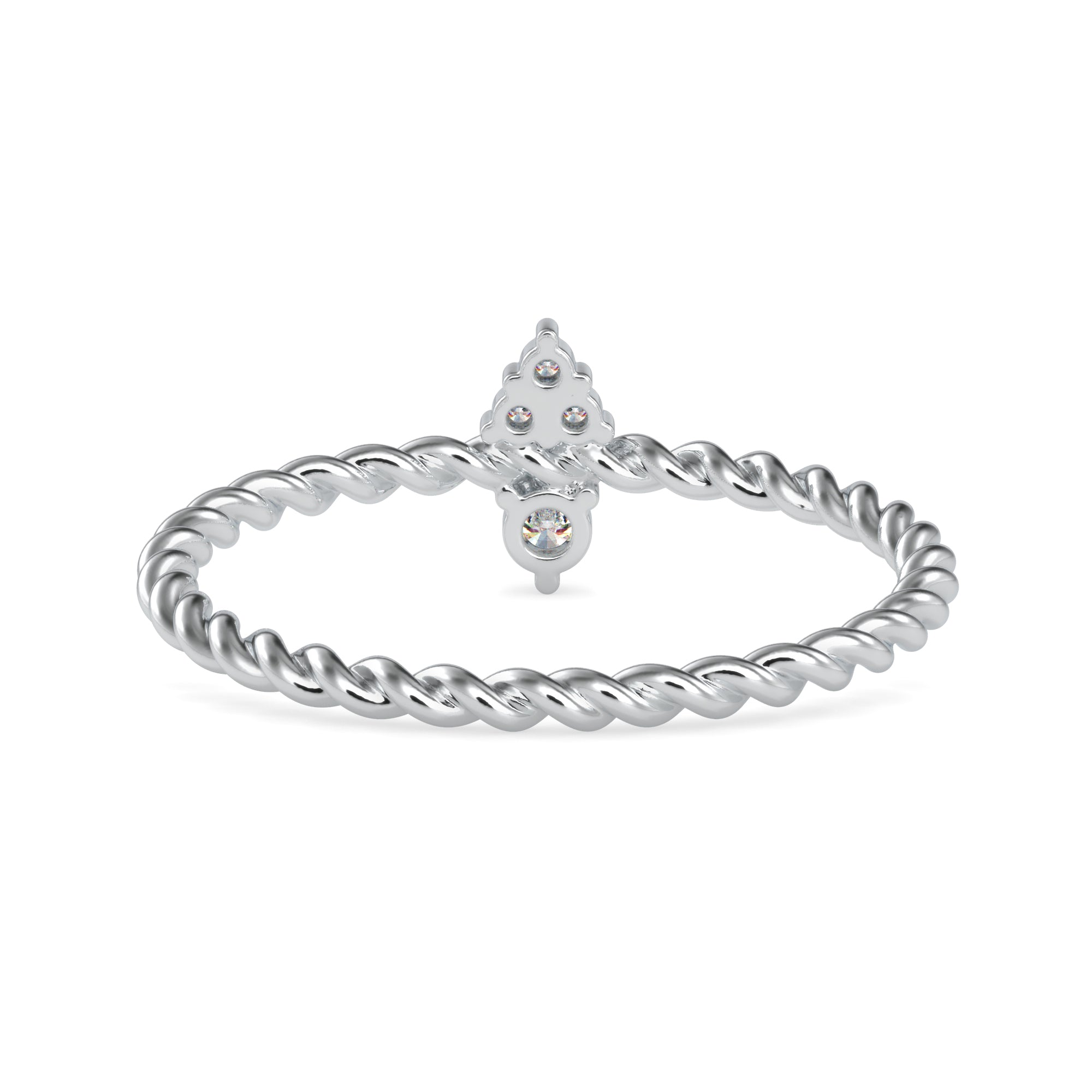 Platinum Diamond Engagement Ring JL PT 0671