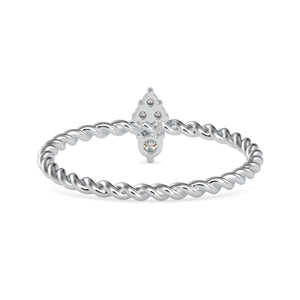Platinum Diamond Engagement Ring JL PT 0671